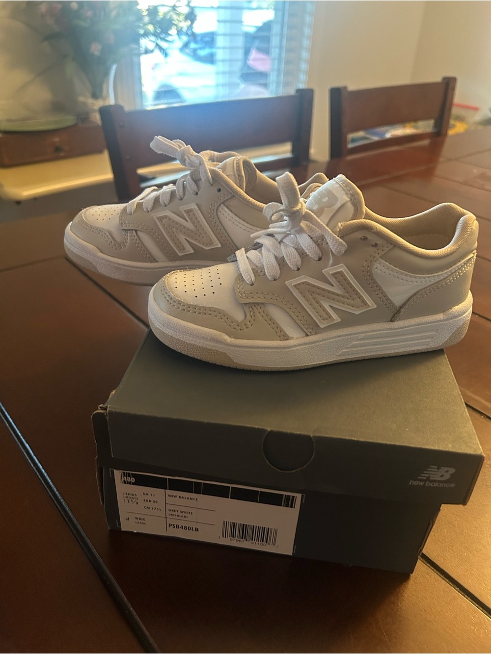 New Balance Kids 480 size 11.5 wide